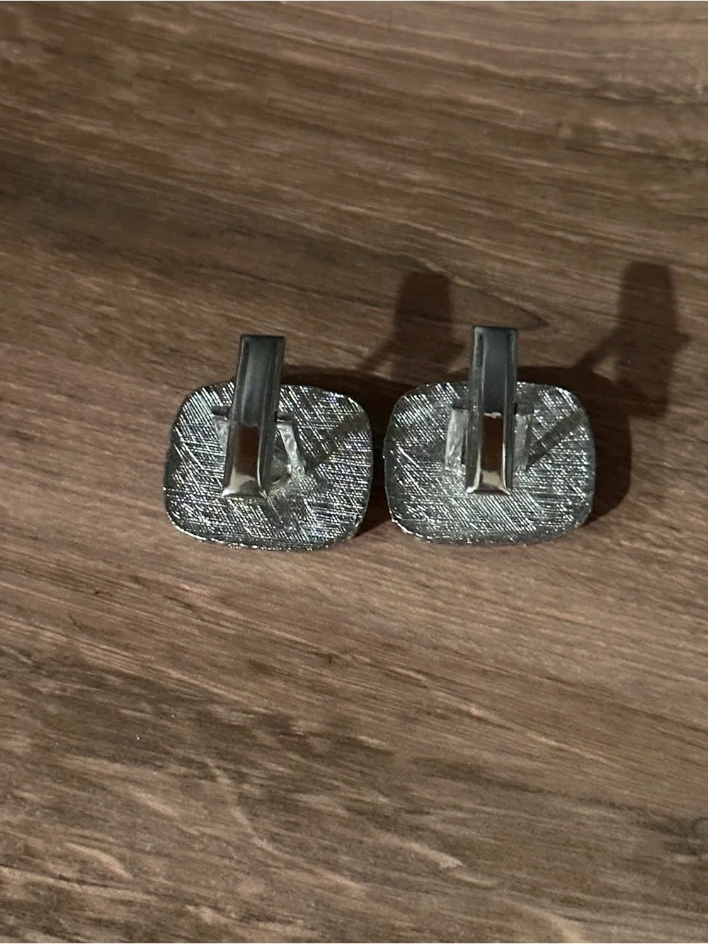 Vintage Silver Tone Set Of Men’s Bowler Bowling Cufflinks Retro Unique